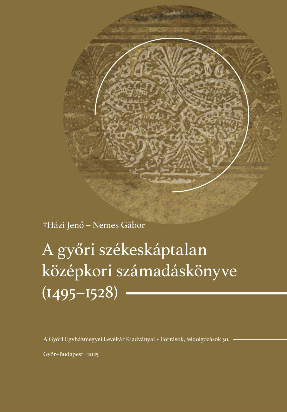 Számadáskönyv borító